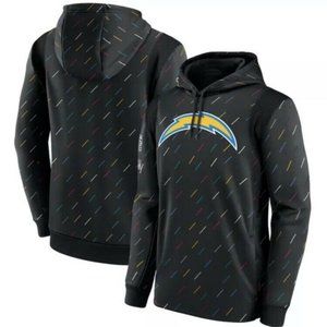 2021 Nike Mens XL Nike Los Angeles Chargers Crucial Catch BCA Hoodie Sweatshirt
